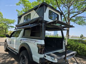 Tenda <span class=keywords><strong>Camper</strong></span> Pop-up Moderna 2026 di Nuovo Design, Leggera, <span class=keywords><strong>con</strong></span> Tetto Rigido, Impermeabile, per 2-3 Persone, per Pickup e Overland - Product Image 4