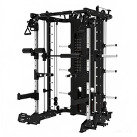 CooSport Fitness Commercial Gym All One Multi Functional Smith Machine Cable Trainer Musculation Tube en acier Q235