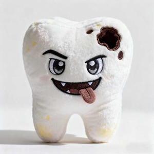 <span class=keywords><strong>Peluche</strong></span> Personalizzato Divertente Dente Malvagio con Denti Mancanti Mascotte Aziendale Personalizzata in <span class=keywords><strong>Peluche</strong></span> per Bambini e Adulti - Product Image 4