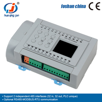 Huaqingjun 12DI 12DO Salida de relé PLC Entradas analógicas de 2 canales 0-20mA WIFI Aplicación de teléfono Control remoto PLC para hogar inteligente