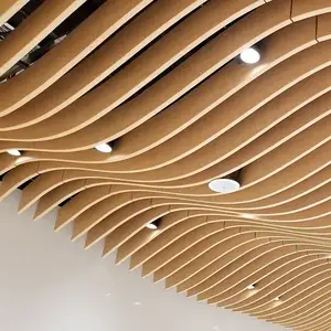 Panneau acoustique de plafond en feutre PET ignifuge, panneau acoustique en Fiber de Polyester, carrelage de déflecteur acoustique