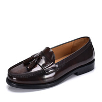 Sepatu Kulit Asli Pria Xuanhui Model Baru Gaya Inggris Berkualitas Tinggi Kasual Bisnis Klasik untuk Acara Formal