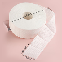 Tampons démaquillants portables mini pour vernis à ongles, lingettes en coton non pelucheuses pour le nettoyage des ongles en gel, dégraissage pour usage en spa