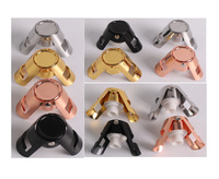 Tapón de Acero Inoxidable FSE para Botellas de Vino Espumoso, Sellador de Metal Plateado, Conservador de Champán