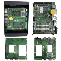 OEM ODM Core I7 4500U VGA+HD Dual Display Fanloze Industriële Mini PC RS232 COM 4G SIM Computer Ondersteuning Watchdog, Automatische aanwaking