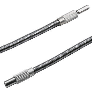 Conector <span class=keywords><strong>de</strong></span> Extensión Flexible <span class=keywords><strong>de</strong></span> 300 mm para Brocas, Adaptador <span class=keywords><strong>de</strong></span> Destornillador, Enchufe para Brocas, Herramienta <span class=keywords><strong>de</strong></span> Enlace para Brocas Hexagonales <span class=keywords><strong>de</strong></span> 1/4\" - Product Image 3