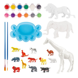 Kit <span class=keywords><strong>de</strong></span> pintura <span class=keywords><strong>de</strong></span> animales salvajes para niños, Kit <span class=keywords><strong>de</strong></span> pintura DIY, productos educativos - Product Image 6