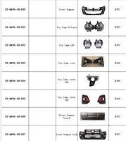 Pièces de carrosserie de remplacement OE de haute qualité, kit de carrosserie, pièces extérieures de voiture pour Toyota Hilux Revo 2015 2016-2018 Rocco 2020-2021