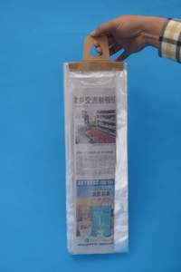 ถุงพลาสติกแบบใช้แล้วทิ้งสำหรับส่งหนังสือพิมพ์พิมพ์ลายตาราง HDPE - Product Image 4
