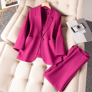 女式高档休闲西装外套 春夏专业七分袖工作服 - Product Image 1