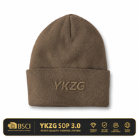 Toptan Özel Logo Yamalı Bere Şapka Yüksek Kaliteli Kışlık Örgü Şapka Siyah Nervürlü Manşetli Bere Boş Skull Cap Fabrika Tedarikçisi