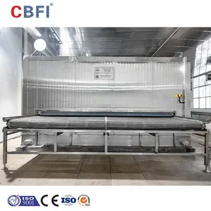 Iqf Tunnel Quick Freezer Cualquier producto de palo de cangrejo congelado