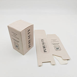Boîte d'emballage cadeau cosmétique pour soins de la peau avec logo personnalisé, fond fermé, boîtes rigides en carton écologiques de luxe, gaufrage - Product Image 2