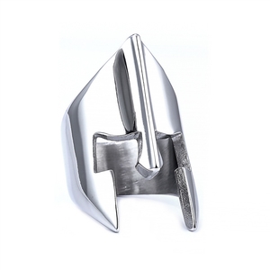 Casque de <span class=keywords><strong>guerrier</strong></span> spartiate, masque de chevalier vintage, bijoux fins, bagues tendance pour hommes et femmes - Product Image 6