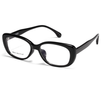 Monture de lunettes TR, couleur noire transparente, monture de lunettes tendance, unisexe, nouvelle vente en gros