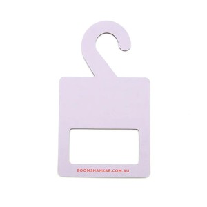 Cintres pour vêtements en carton épais recyclé, imprimés en offset CMYK et vernissés - Product Image 4