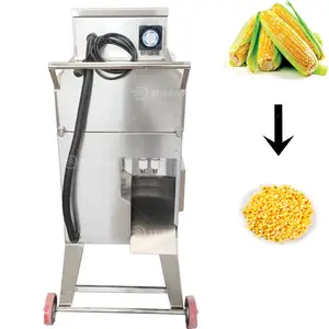 Utilisation commerciale décortiqueuse de maïs de maïs frais sucré de l'industrie des aliments surgelés avec convoyeur
