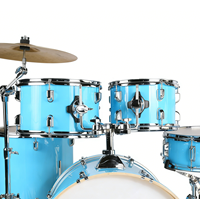 Vente directe d'usine, batterie de haute qualité, 5 fûts et 3 cymbales, kit de batterie jazz