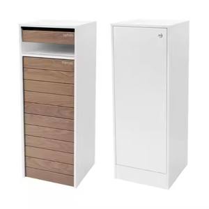 Revista Parcel Buzones Seguridad Grande Bloqueable Montaje en pared Acero inoxidable Metal Smart American Modern Newspaper Outdoor Mailbox - Product Image 1