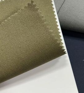 Tissu en coton lavé, vente en gros d'usine, stock disponible, tissé uni, 100% coton, <span class=keywords><strong>popeline</strong></span>, toile pour vêtements de travail et uniformes - Product Image 1