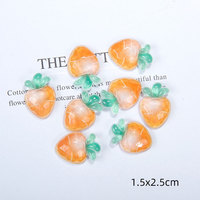 Transparante fruit hars bedels gefacetteerde crème lijm versieringen DIY sieraden telefoonhoesje haaraccessoires gemengde ontwerpen