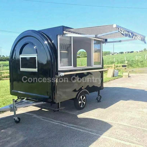 Camion de nourriture mobile avec cuisine complète <span class=keywords><strong>concession</strong></span> <span class=keywords><strong>mini</strong></span> remorque alimentaire portable petite remorque alimentaire ronde avec pare-soleil - Product Image 5