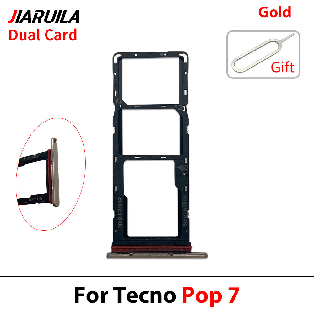 Para Tecno Pop 7 Oro