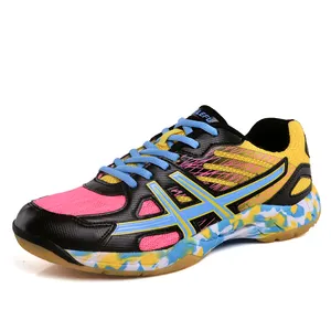 Scarpe da corsa colorate per adulti Indoor Gym Cross Training Sneakers scarpe da Tennis da Badminton da pallavolo traspiranti