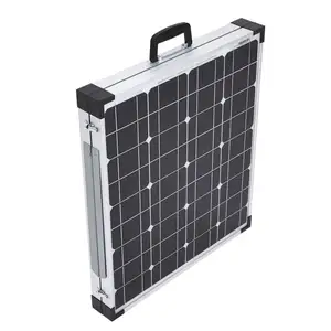 100 w 12 volts fora da mala da mala solar dobrável portátil do painel com controlador de carga