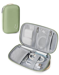 กระเป๋าจัดเก็บสายเคเบิล Travelkin สำหรับเดินทาง  กระเป๋าจัดระเบียบอุปกรณ์อิเล็กทรอนิกส์สำหรับเดินทาง สำหรับสายชาร์จ โทรศัพท์ การ์ด SD และ USB - Product Image 1