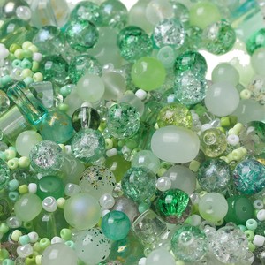 Perles de verre mélangées 3-14 mm, rondes et de formes variées, pour la fabrication de bracelets, accessoires de bijouterie, perles de verre en cristal. - Product Image 5