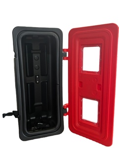 Armoire d'<span class=keywords><strong>extincteur</strong></span> pour véhicules <span class=keywords><strong>Support</strong></span> de montage en métal robuste | Boîte de rangement de sécurité universelle pour camionnette - Product Image 1