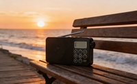 Digitaler Radiowecker mit Alarm, Nickerchen-Timer, FM/MW/SW, AC/DC