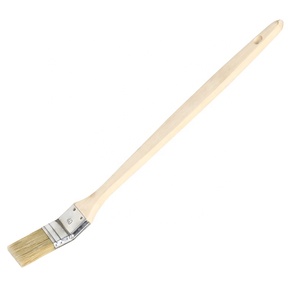 Industrial DIY Tapered Synthetic Filament Radiator Paint <b>Brush</b> with Wooden Handle Customizable OEM Support for Cleaning - Product Image 5