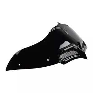 Nouveau pare-brise en ABS noir pour <span class=keywords><strong>moto</strong></span> CW, compatible avec les modèles Touring Road Glide 2015-2023, installation facile - Product Image 3