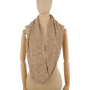 Hochwertige Mode Soft Knit Neck Warmer Klassischer Schal Polyester Custom Infinity Strick Winters chal