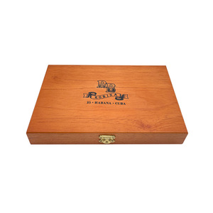 Caja de Cigarros <span class=keywords><strong>Robina</strong></span>, Humidor Portátil Rectangular de Madera de Cedro, Capacidad para 25 Cigarros, Habana, Cuba - Product Image 1