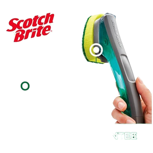 Spugna sostituibile Couring Pad strumento di lavaggio comodo spazzola per la pulizia Scrubber sapone da cucina Dispenser piatto liquido di ricarica - Product Image 2