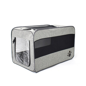 Portable Foldable <b>Pet</b> <b>Carrier</b> Soft-Sided Dog Crate Outdoor Travel Tent With Zipper Closure For Dogs - Product Image 3