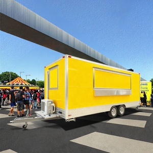 Concesión Catering Comida móvil Remolque Cafetería Totalmente equipada Bar móvil <span class=keywords><strong>Cerveza</strong></span> Comida Camión Carro Catering Snack Foods Pizza - Product Image 1
