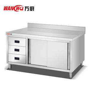 Mode1: GSDL-120A Armoire de lavage en acier inoxydable 304/201 à évier unique avec bac de lavage gauche - Product Image 1