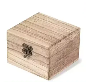 Handgemachte solide Paulownia Kiefernholz-Geneschenkverpackungsbox für einzeluhr für Herren dekorativer Produktart