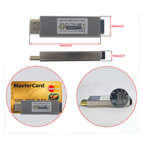 ตัวรับส่งสัญญาณออปติคอล Mini 4K HD 1.4a HCCP1.2 ระยะส่ง 300 เมตร ความเร็ว 10.3Gbps วิดีโอ HD อุปกรณ์ใยแก้วนำแสงแบบหลายเส้นสำหรับ FTTH - Product Image 5