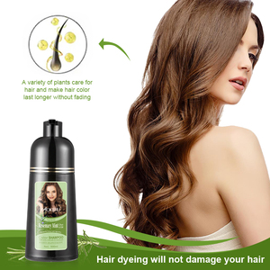 Shampoo Colorante al Rosmarino 500ml, Estratto Naturale, Facile Applicazione, Non Appiccica al Cuoio Capelluto, 26 Colori, Copre i <span class=keywords><strong>Capelli</strong></span> Grigi al 100% - Product Image 6