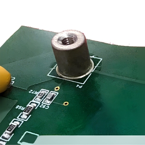 Spot Supply SMTSO-M2.5-4ET Brass Bulk PCB Standoff Surface Mount <strong>Fasteners</strong> - Product Image 1