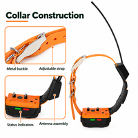Collier de suivi GPS pour chien de chasse avec récepteur portable, suivi en temps réel, 4G, batterie 4 ans, matériau acrylique, 8 configurations