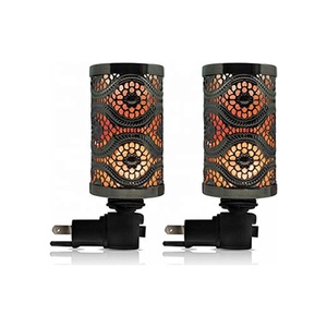 Porte-lampe murale à sel avec motifs pointus entreprises roses - Product Image 3