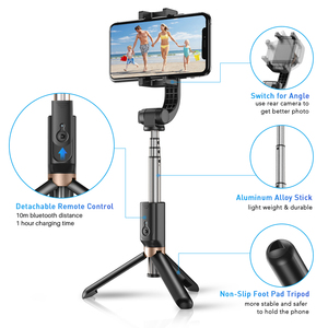 Apexel D6 Gimbal Estabilizador Smartphone Estabilizador Selfie Stick Trípode Soporte <span class=keywords><strong>Bluetooth</strong></span> Obturador de cámara para iPhone Android - Product Image 2