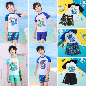 Boys UV Protected Quick Dry <strong>Swimwear</strong> with Cartoon Patterns Comfortable Fit and Bright Colors - Product Image 3