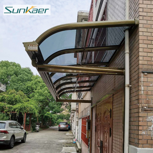 SK-A02 pare-soleil extérieur Étanche En Aluminium Auvent Polycarbonate Auvent Toit En Plastique Pluie Porte <span class=keywords><strong>Couverture</strong></span> - Product Image 2